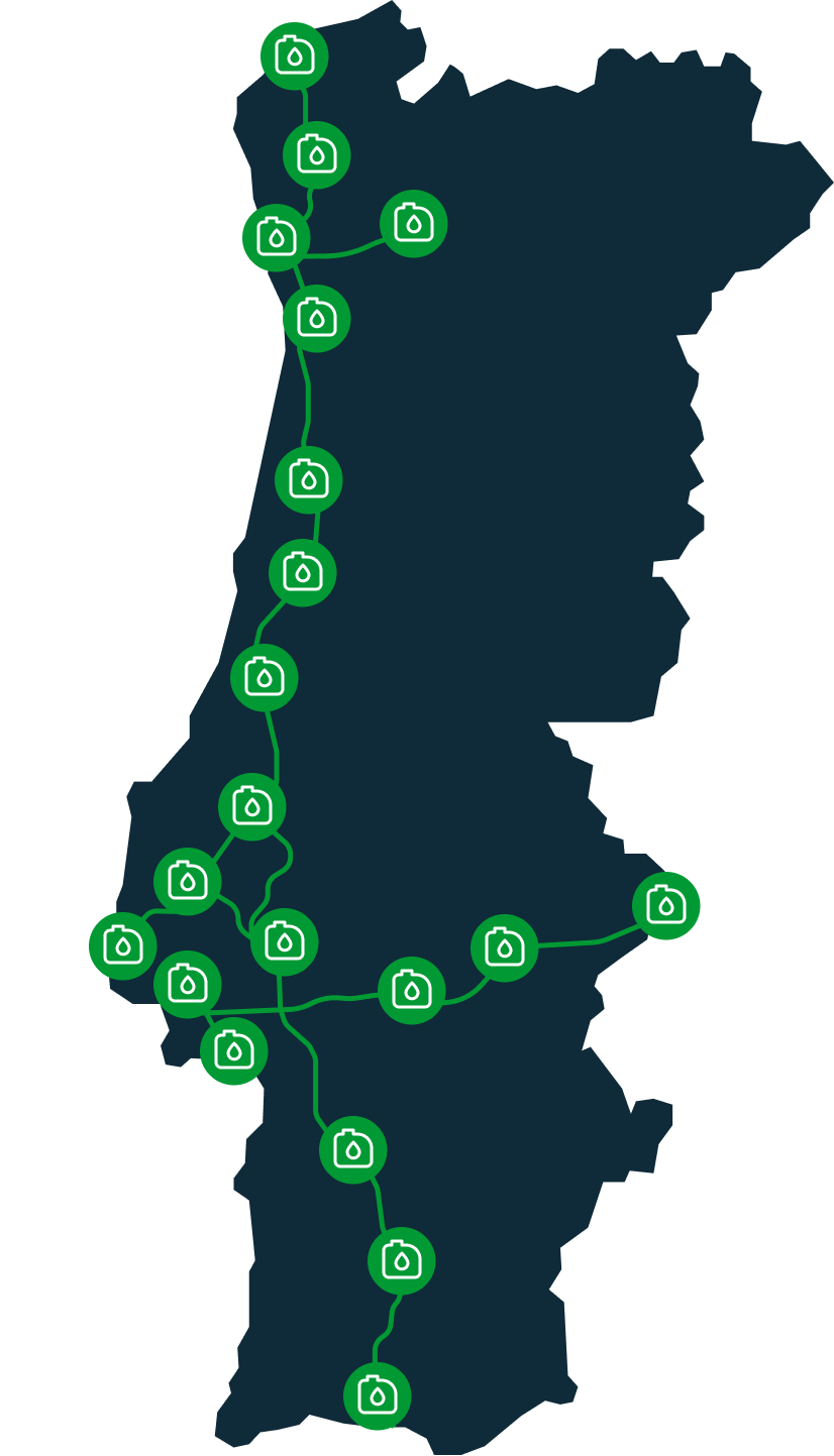 mapa areas servico brisa 2X